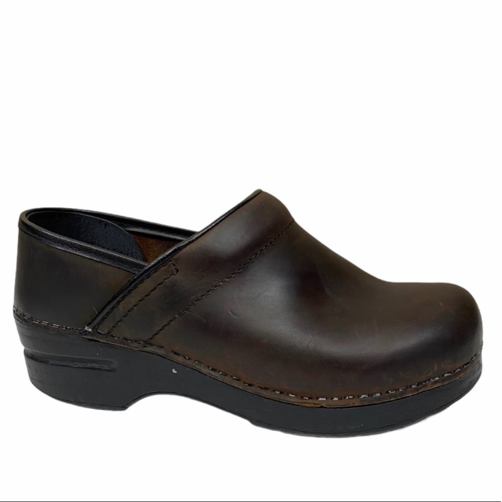 Dansko women’s leather clogs brown size 37